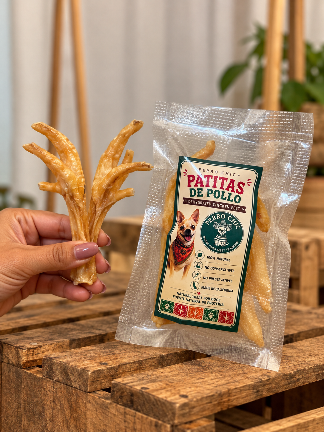 Dehydrated Chicken Feet - 2pack